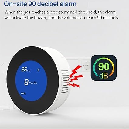 Digital Screen Gas Sensor - Space Smart Solutions