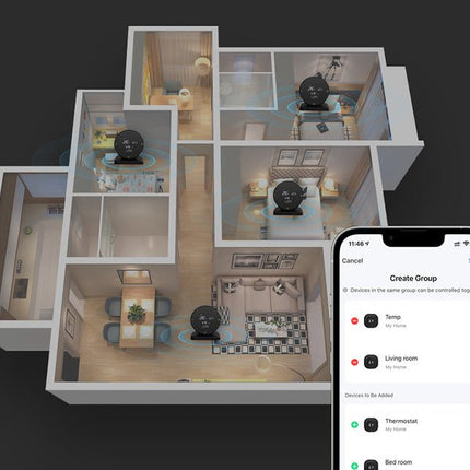 IR Remote Control with Temperature Humidity Sensor - Space Smart Solutions