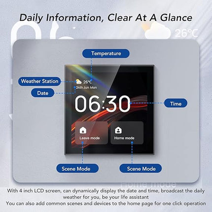 4 - Inch Smart Control Panel - Space Smart Solutions