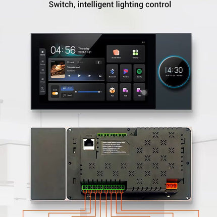 7 - Inch Smart Control Panel With Amplifier 2 ZONE - Space Smart Solutions