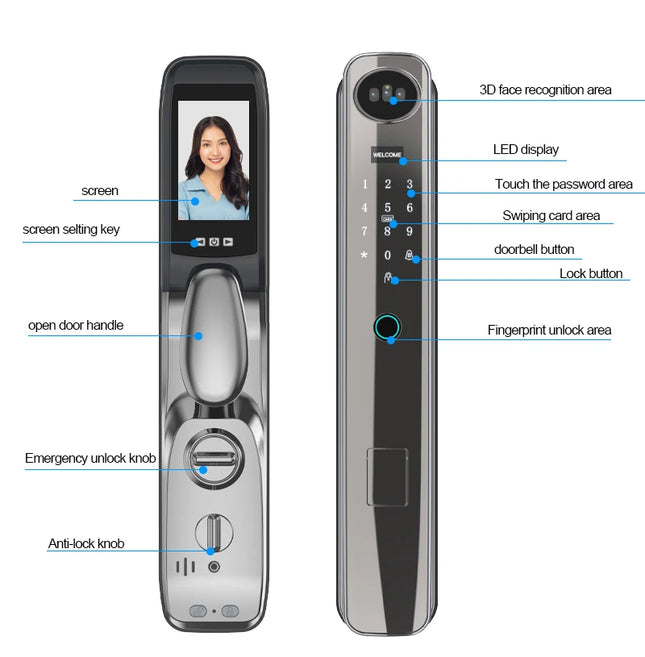 S6 Smart Lock FACE ID