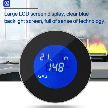 Digital Screen Gas Sensor - Space Smart Solutions