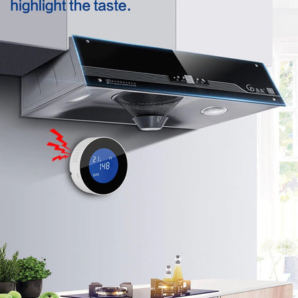 Digital Screen Gas Sensor - Space Smart Solutions