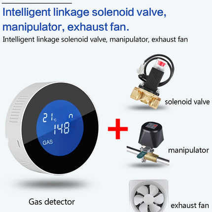 Digital Screen Gas Sensor - Space Smart Solutions