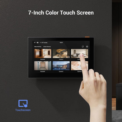 EZVIZ Wireless Monitor Touch Screen SD7, Works with Ezviz Cameras/Doorbells - Space Smart Solutions