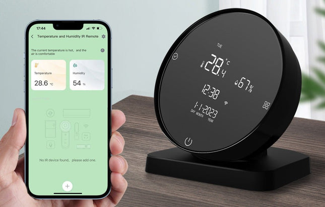 IR Remote Control with Temperature Humidity Sensor - Space Smart Solutions
