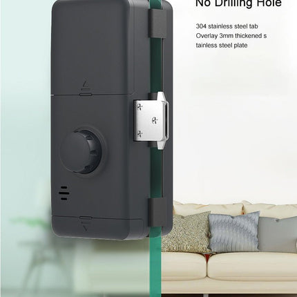 S205 Glass door Lock Fingerprint - Space Smart Solutions